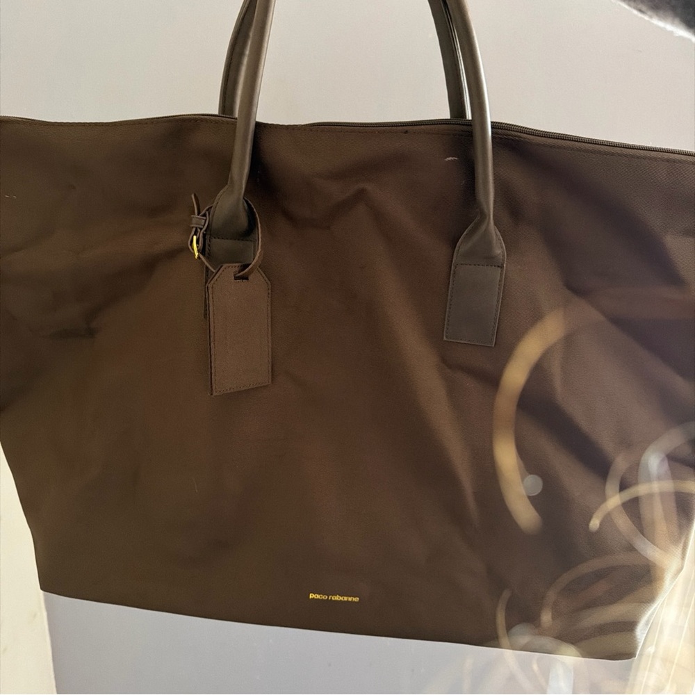 CLASSIC - PACO RABANNE - 1 MILLION- WEEKEND BAG-big Brown DUFFLE Travel!